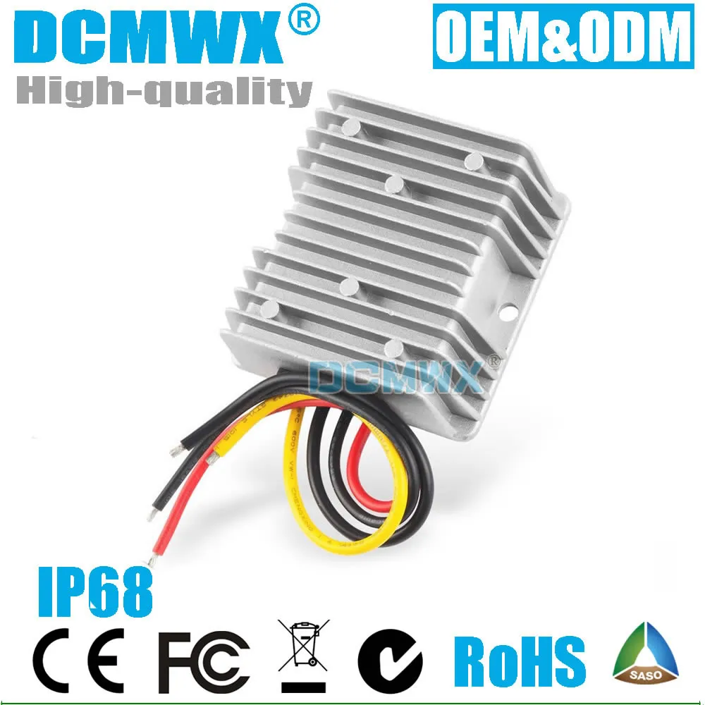 24V 36V 48V 60V 72V 18-90Vから12V 5A 10A DC降圧コンバータ 12V電圧トランス(24V 18-