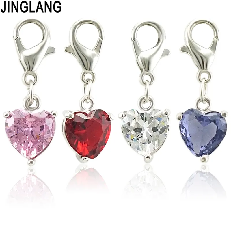 Jinglang Classic Love Charms Charms Ciondolo Bracciali Bracciali Collana per le donne Gioielli per la produzione di accessori regalo