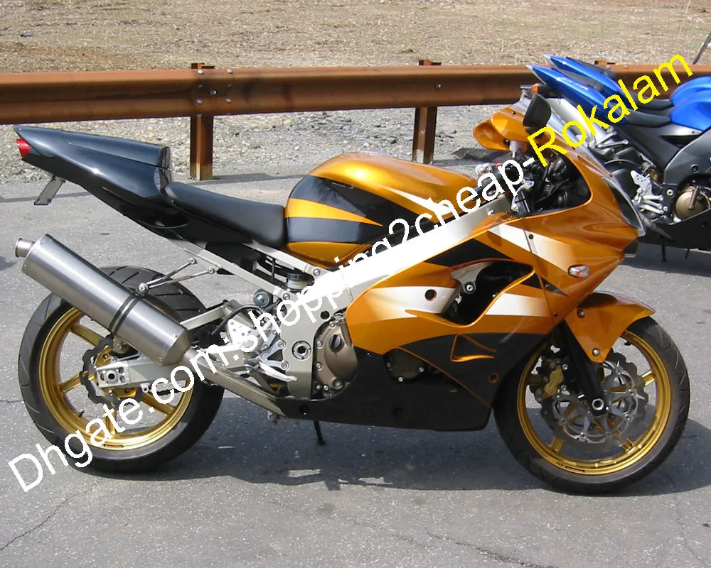 Kawasaki ZX9R 02 03 Ninja ZX-9R 2002 2003 ZX 9R Sarı Siyah Motosiklet Pirzola Seti (Enjeksiyon Kalıplama)