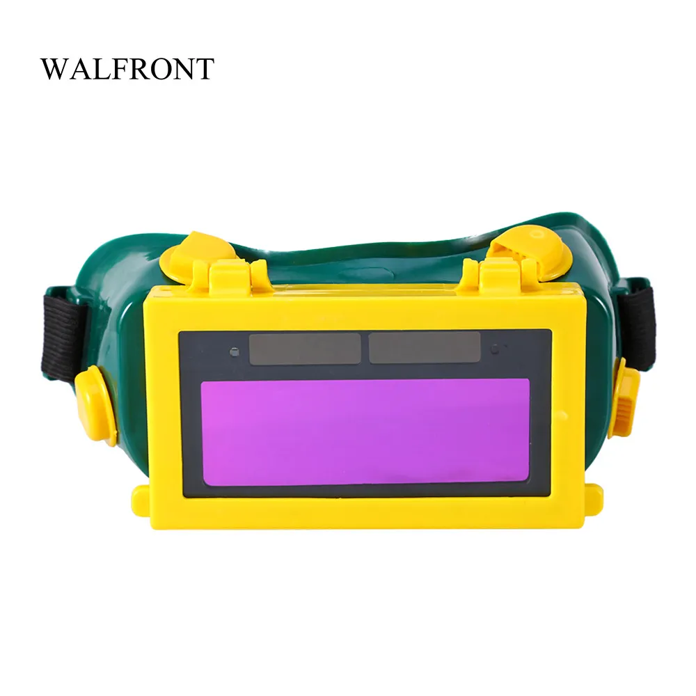 Freeshipping Solar Auto Darkening Welding Helmet Welder Goggles Soldering Eye Mask Solder Cap for TIG MMA MIG Welding Machine Tools