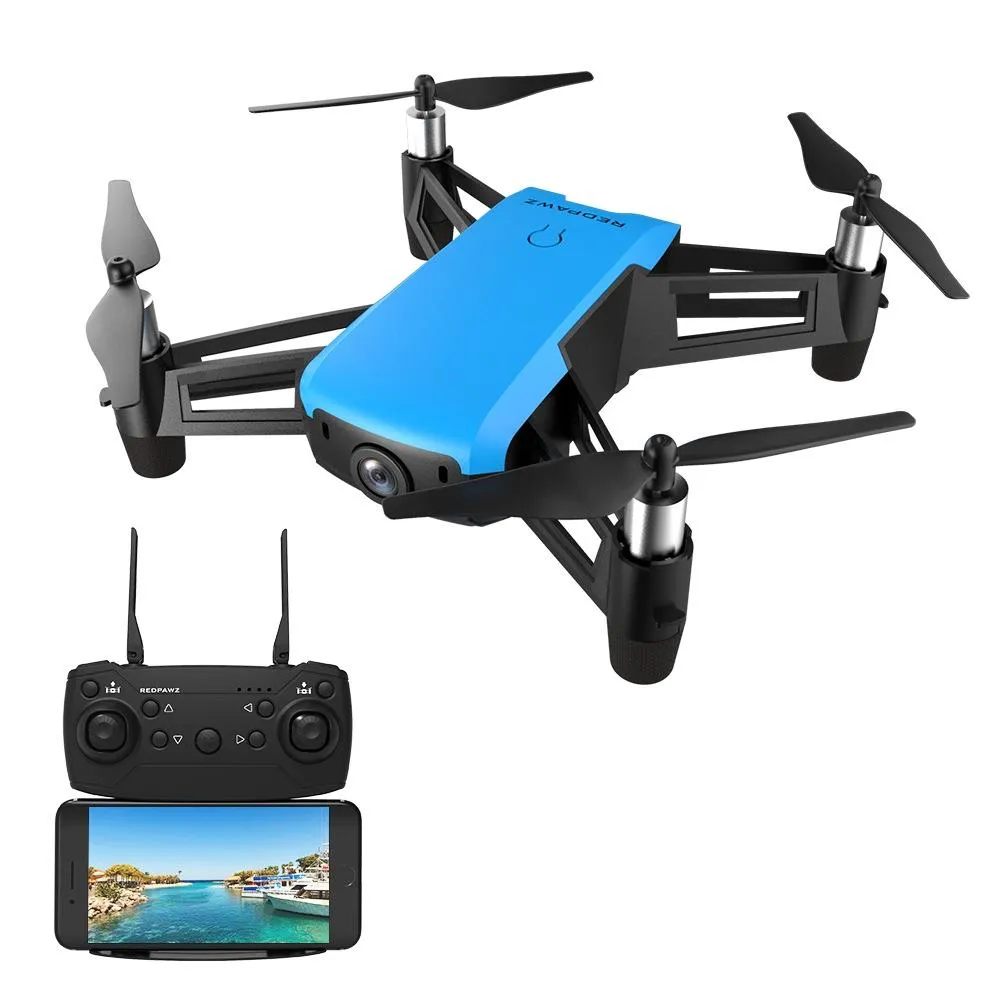 REDPAWZ R020 BLAST WIFI FPV com 720P grande angular câmera Altitude Reter RC Quadrotor RTF - azul