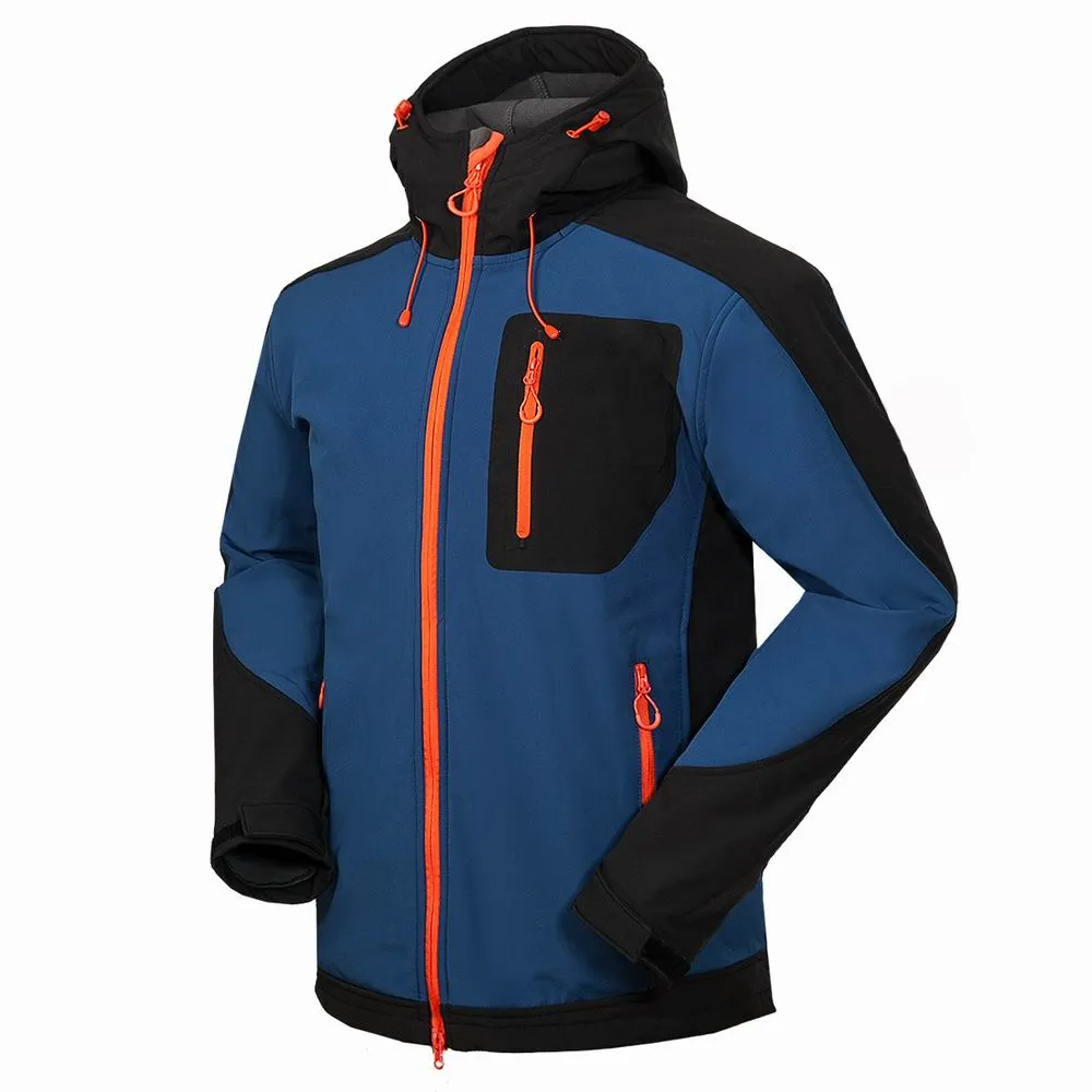 新しい男性のヘリゲのジャケット冬のフード付きソフトシェルのための防風と防水ソフトコートシェルジャケットハンセンジャケットコート16501