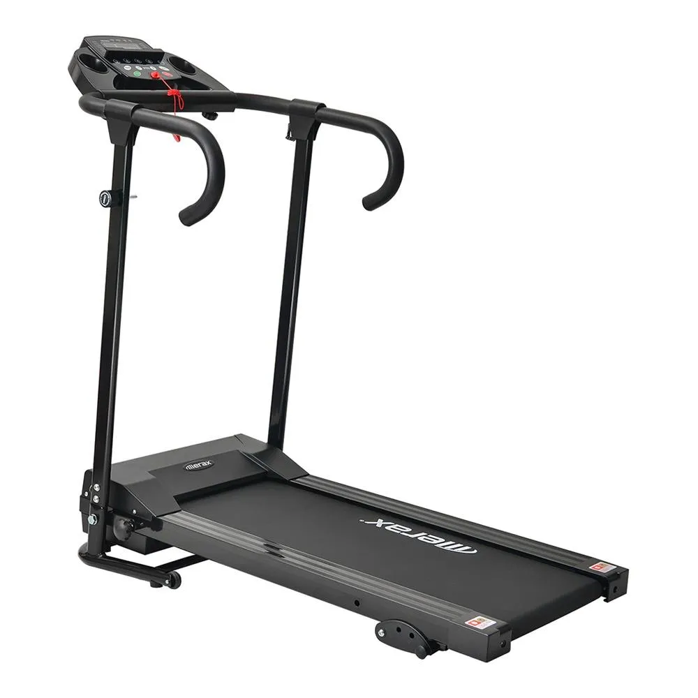 Merax Folding Electric Trueform Treadmill With LCD Display Black