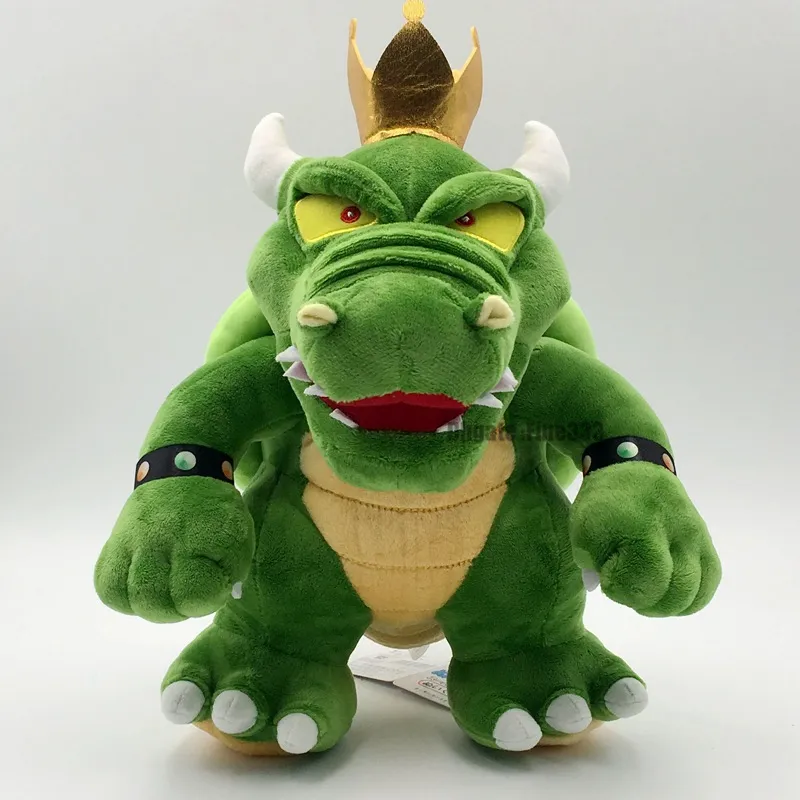 30CM Green Bowser Plush Toys Maro King of Bowser Stuffed Toys Doll Best Kids Gifts L5843