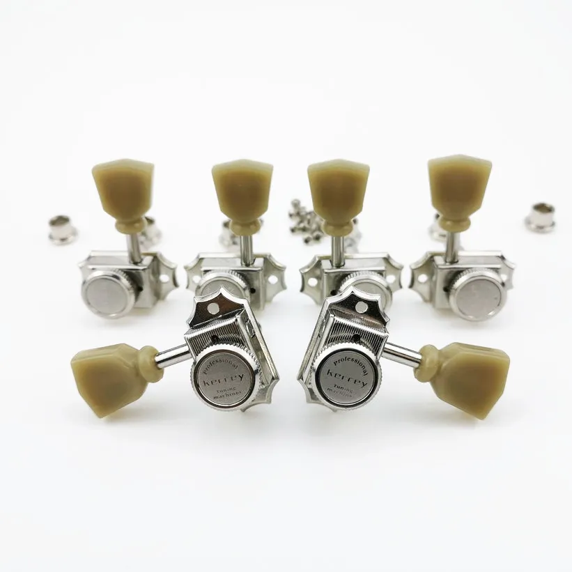 3R3L Kilitleme Dize Vintage Deluxe Elektro Gitar Makinesi Başları Tuner Nikel Tuning Pegs 1 Set