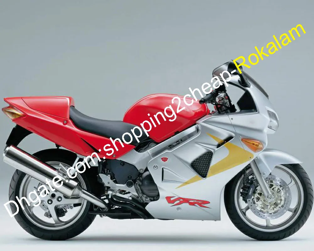 Honda VFR800RR VFR800 VFR 800 1998 1999 2000 2001 공장 실버 레드 페어링 애프터 마켓 키트