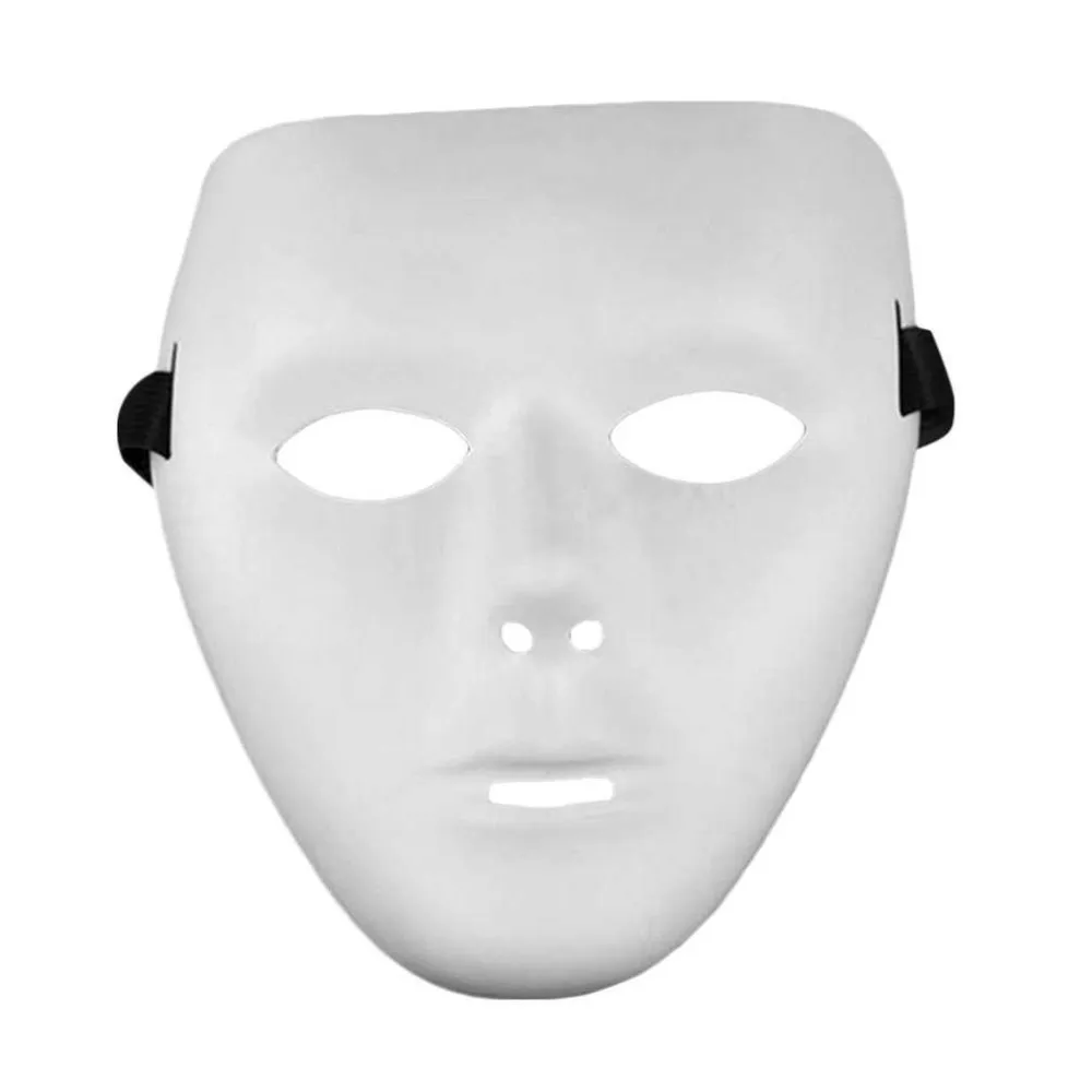 Halloween Party DIY Scary Masks White Full Face Cosplay Activated