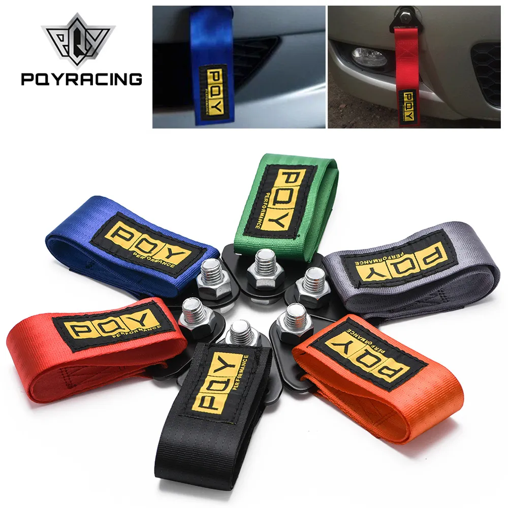 Towing Rope High Strength Nylon Trailer Tow Ropes Racing Car Universal Tow Eye Strap Tow Strap Bumper Trailer Pqy-TR71