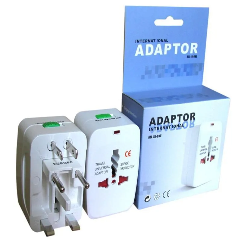 Universal resekontaktadapter 4 i 1 med EU UK AU US Power Charger Socket Adapter International Elkontakt