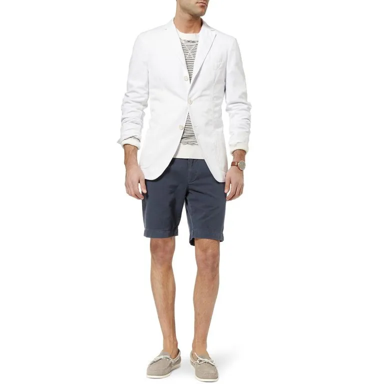 Sommar strandlinje Bröllop Tuxedos 2 stycken Slim Fit Byxor passar formella män Casual Blazer kostymer (jacka + byxor)