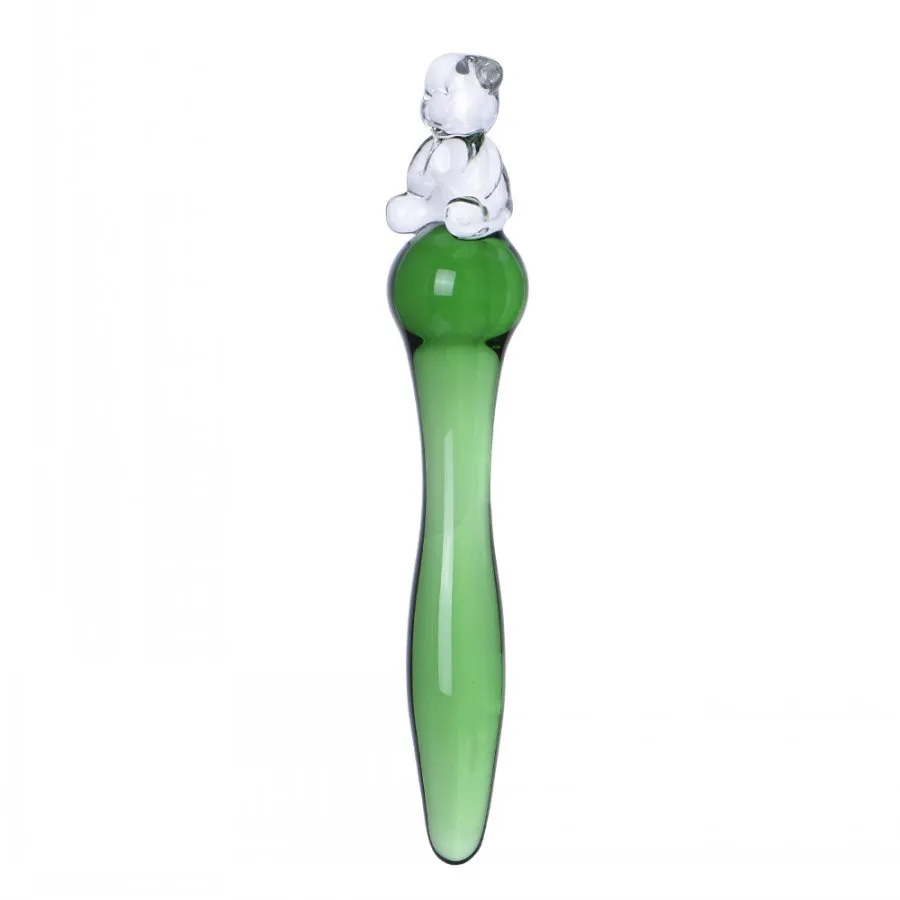 befriedigenden Glas Double Ended Glass Dildo with Anal Beads, 65,80 € main image 1