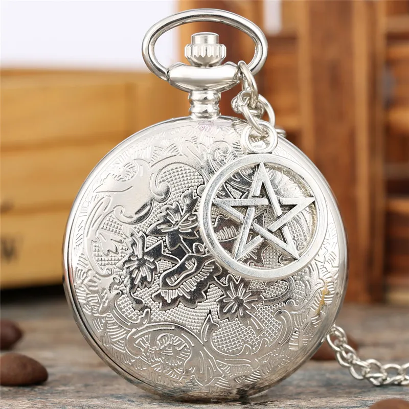 Antique Unique Sweater Necklace Pocket Watch Noble Japan Anime Sailor Moon Series Quartz Analog Display Women Girl Pendant Chain G232D