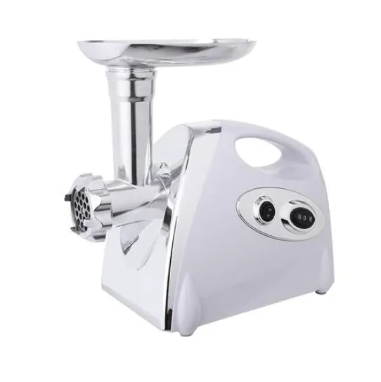 Sales!!! Wholesales Free shipping Electric Meat Grinder Sausage Maker with Handle White Household meat grinder