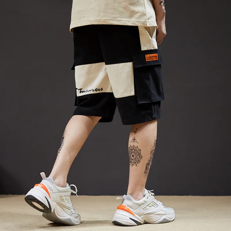 Moda-Estate 2019 Harbour Moda uomo Five Pointsc Ins Japanese Harbour Wind, Leisure and Loose short man shorts pour hommes