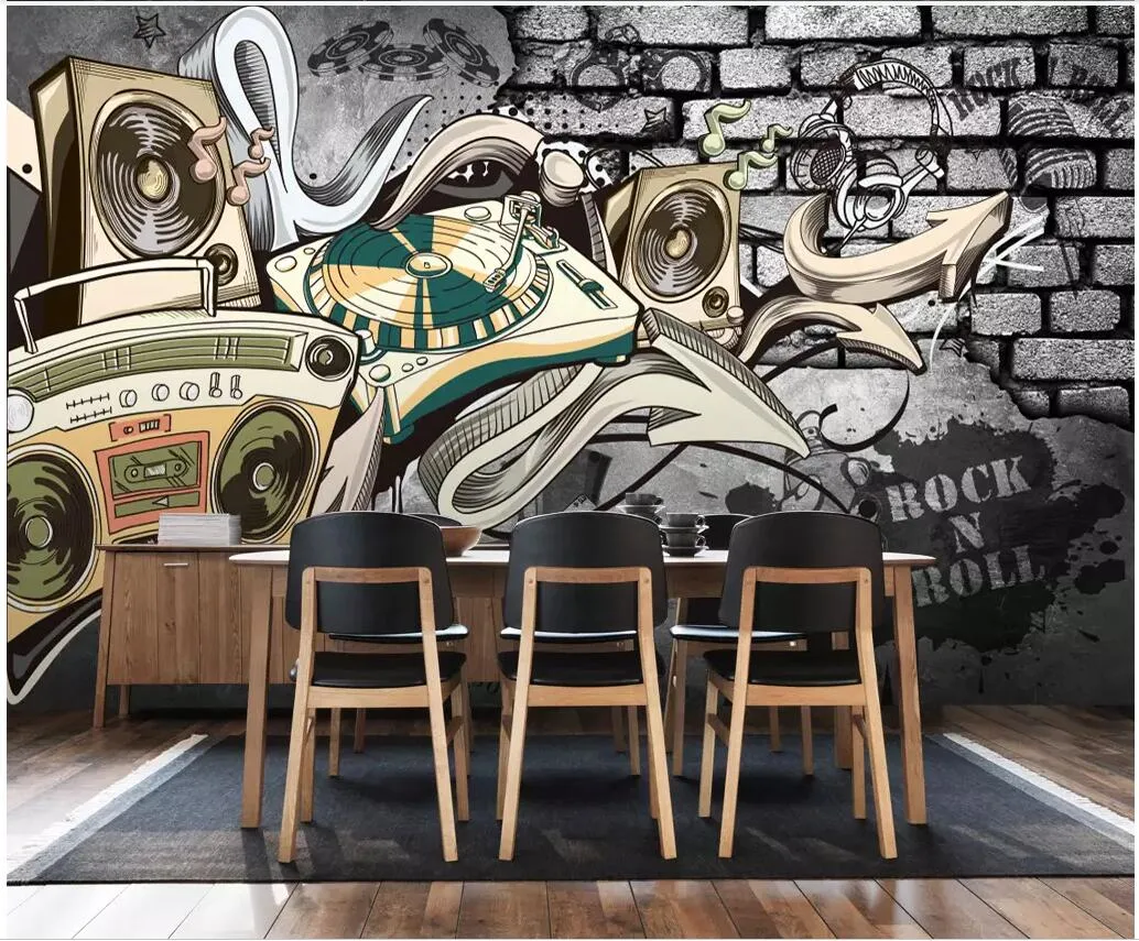 Foto De Fondo De Pantalla 3D Photo Personalizada Decoración Del Bar De  Graffiti De La Calle Hip Hop De 22,3 € | DHgate, image size:1034x855