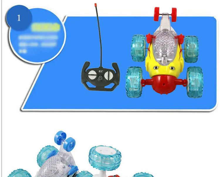 Nuova auto per bambini con luce musicale con cassone ribaltabile auto telecomandata grande auto acrobatica per bambini con ricarica wireless auto