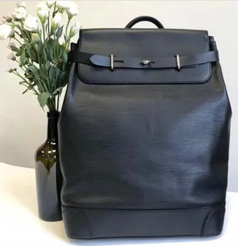2019 Novo designer de mochila 100% mochilas de couro genuíno de alta qualidade mens mochila saco de designer de luxo famosa marca homens saco frete grátis