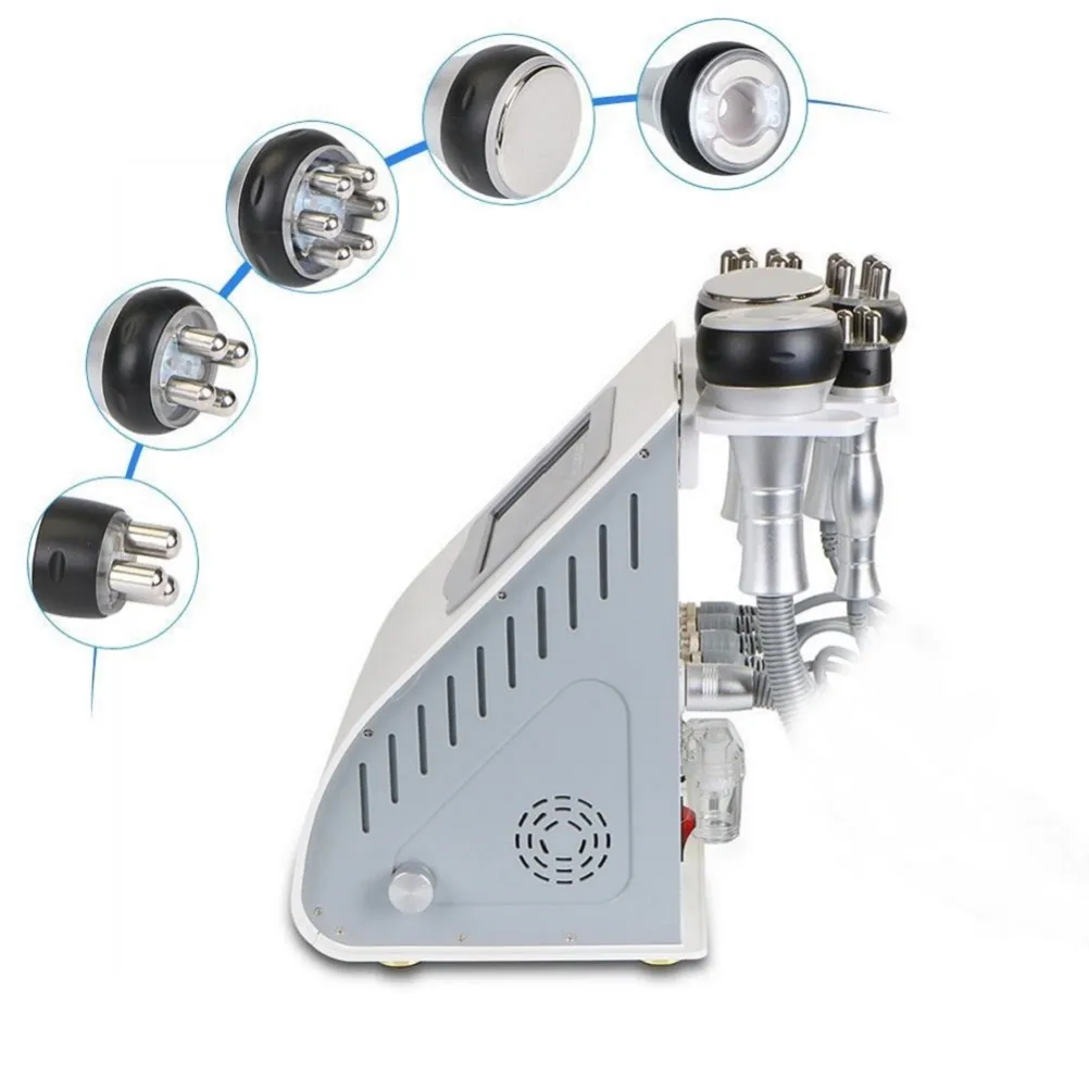 Máquina de adelgazamiento por cavitación ultrasónica 5 en 1, equipo anticelulitis por radiofrecuencia, vacío, Rf