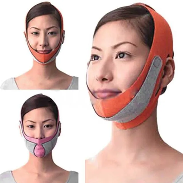 Heet Gezondheidszorg Dunne Gezichtsmasker Afslanken Gezichtsdunne Masseter Dubbele Kin Huidverzorging Dunne Gezicht Bandage Belt