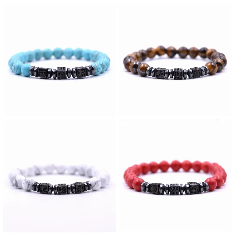 Natural stone bracelet men and women 2019 fashion new trend hot oil essential oil diffusion fragrance lasting