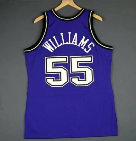 Custom Men Youth Women Vintage Jason Williams 98 99 College Basketball Jersey Size S-4XL Custom Any Name or Number Jersey