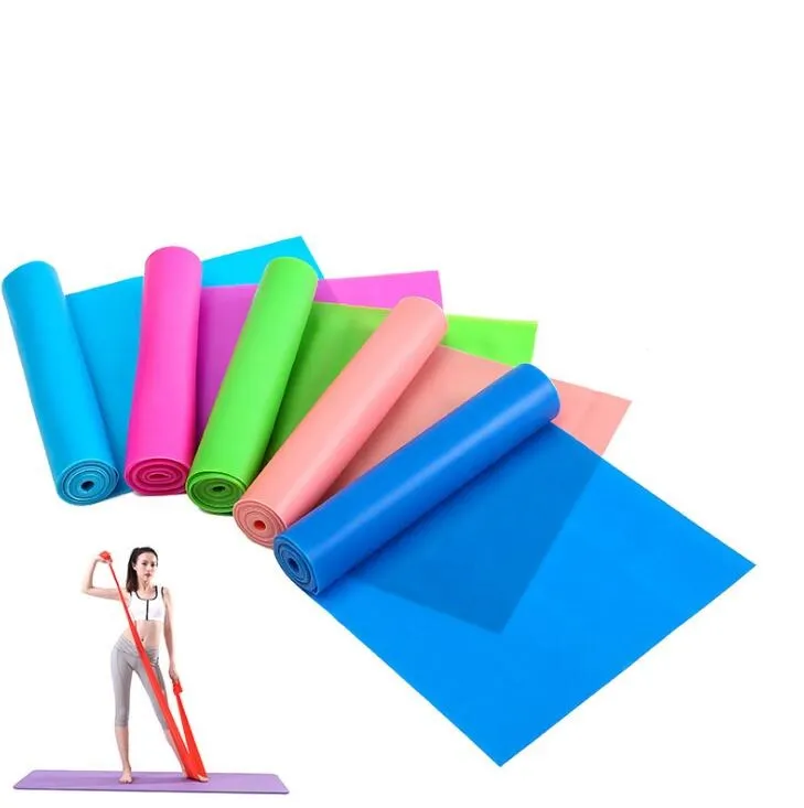 Yoga Bandas Pilates resistência estiramento alta formação Elastic aptidão Crossfit Exercise Equipment TPE Cintos Puxando tensão faixa da resistência