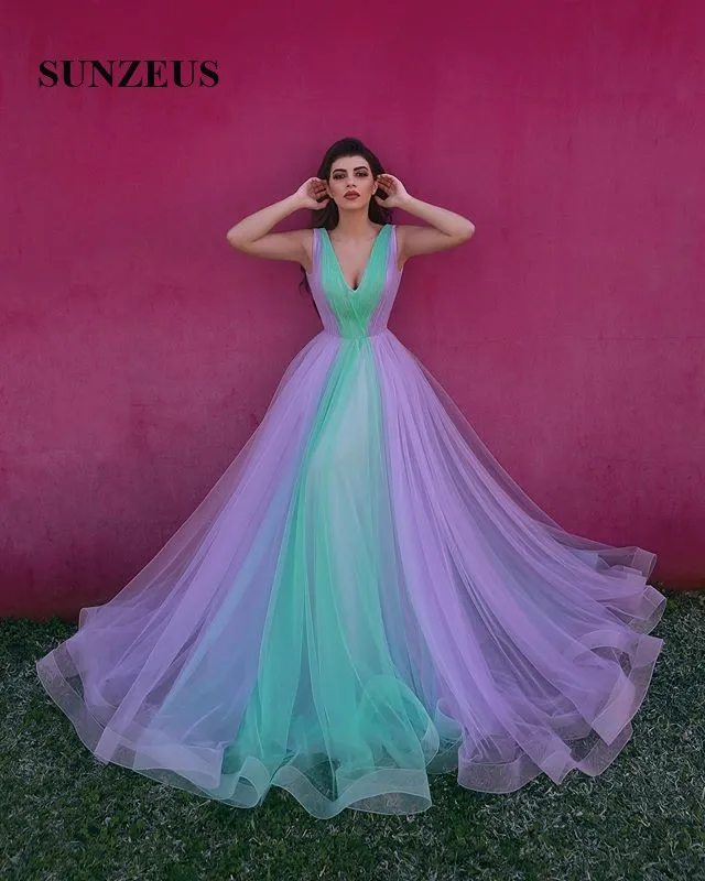 Vestidos elegantes color pastel clearance