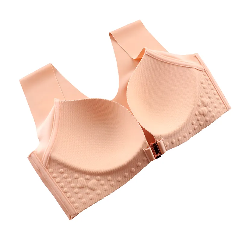 Women Wireless Bra Deep V Ultra Thin Gather Adjustable Breathable Soft Bras  Female Front Closure Wide Shoulder Strap Bras 120CDE From  Crazyshoppingstreet, $18.27
