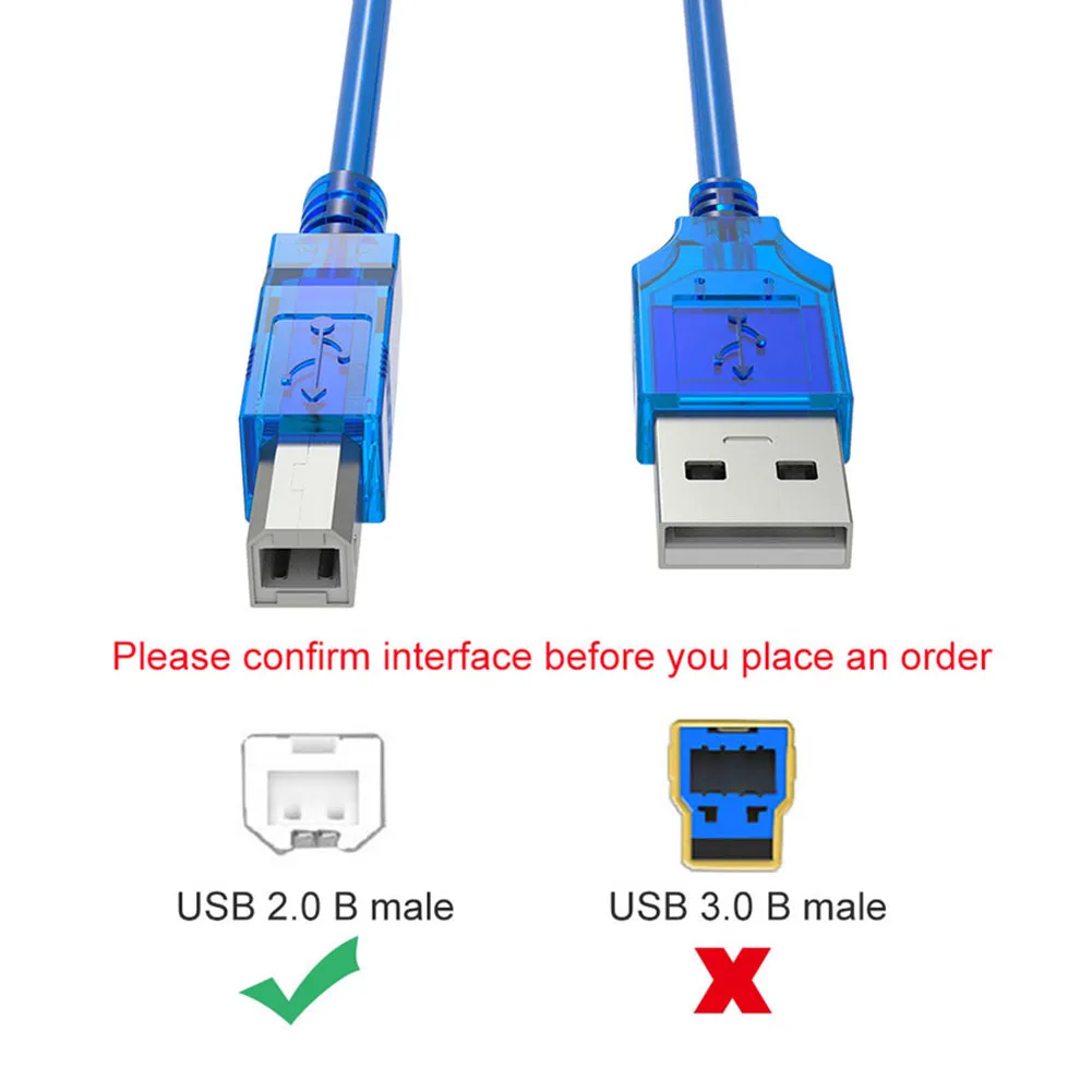 1M 1.5M 3M High Speed USB 2.0 Scanner Printer Cable USB2.0 A To B Male  Extension Sync Digital Print Data Cord For Canon Epson HP Printer From  Sinows, $1.16