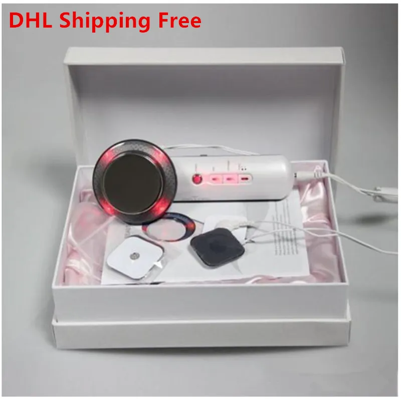 Ultrasonic Photon Facial Massager Galvanic Ion 3IN1 EMS Slimming Machine for Home Use Infrared Body Slimming Massage