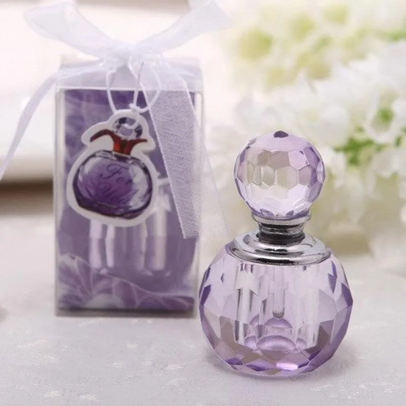 Mode Mini 3 ML Cristal Bouteille De Parfum Vide Huiles Essentielles Cas Pour Lady Baby Shower Faveurs De Mariage Et Cadeaux ZA1359