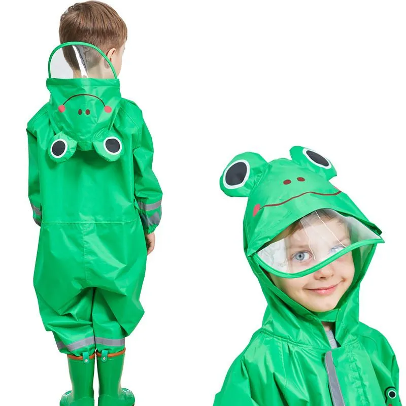  Traje de lluvia impermeable para niños pequeños y