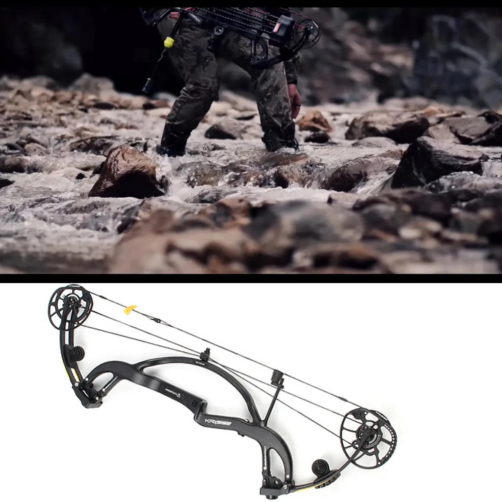 Linkboy Archery Pure Carbon Fiber Compound Bow, Predator 2 Generation