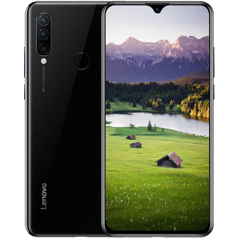 Téléphone portable d'origine Lenovo Z6 Lite 4G LTE 6 Go de RAM 64 Go 128 Go ROM Snapdragon 710 Octa Core Android 6,3 pouces 16MP ID d'empreinte digitale Téléphone portable