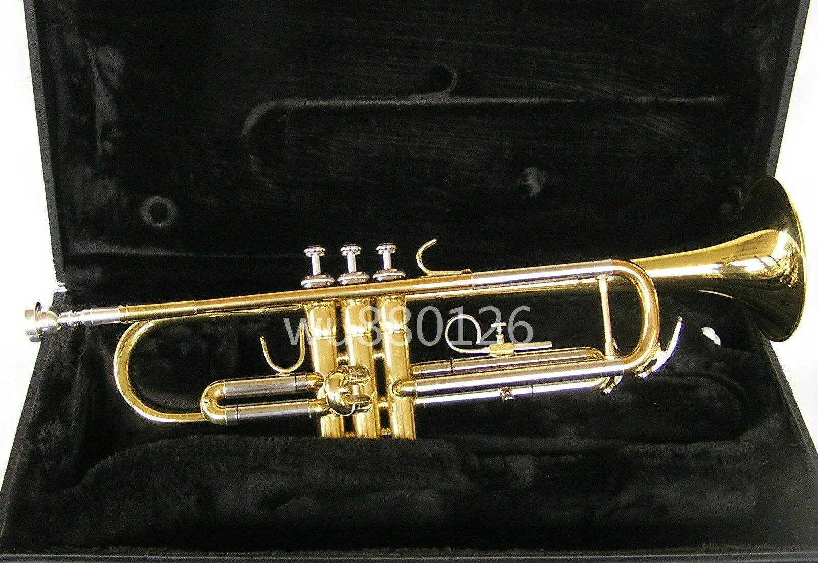 Jupiter JTR700 BB TUNE BRASS Trumpet Gold Lacquer Nytt högkvalitativt musikinstrument med fallmunstycke Gratis frakt