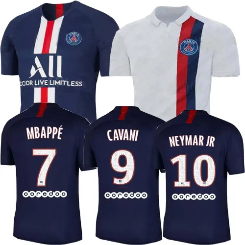 2018-19 PSG Paris-Saint-German CL Home S/S No.7 Mbappe UEFA 18-19 Jersey  shirt