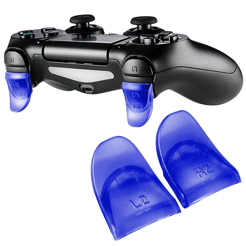 2 Pz/set Pulsanti Trigger Per PlayStation 4 PS4/PS4 Slim/Pro Extender  Gamepad Pad Controller di Gioco Accessori Estensione Trigger