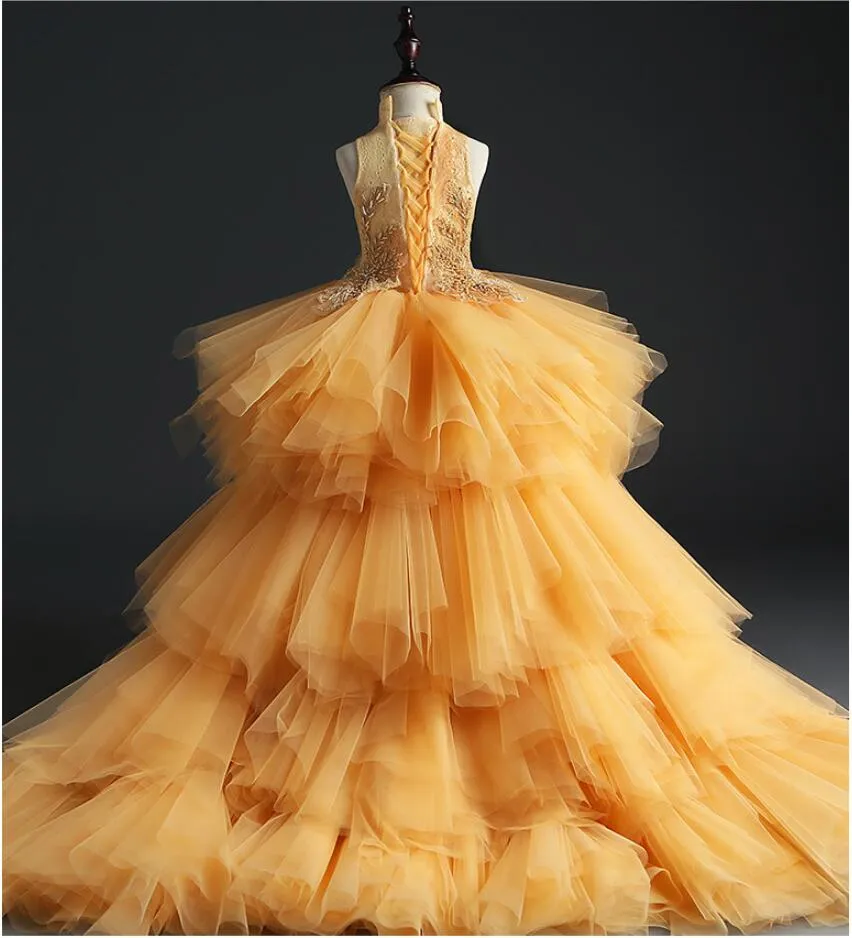 Golden Tulle Girl's Pageant Dress Birthday Party Dress Hi-Lo Sequin Beads Flowers Princess Dress from Dhgate Girl's Pageant Dresses - price 52.27 Golden Tulle Girl's Pageant Dress Birthday Party Dress Hi-Lo Sequin Beads Flowers Princess Dress from Dhgate Girl's Pageant Dresses - price 52.27
