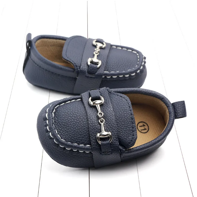 Casual Baby Shoes Soft Sole PU Leather Newborn Boys Girls First Walker Shoes Infant Shoes 0-18Months