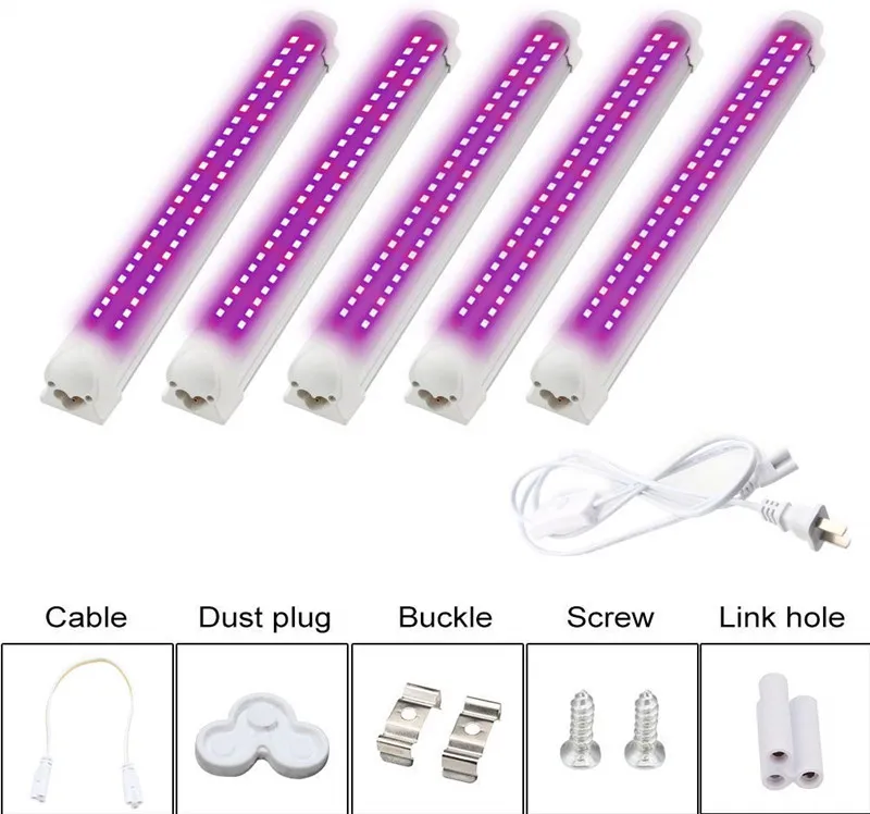 T5 T8 Led Grow Lights Bar Full Spectrum Led Tube Grow Lights Tube For ...