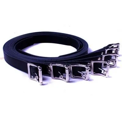 Bondage 7pcs Conjunto de arnês de couro de trava de couro PU escravo Restrições de corpo inteiro Cincas U540