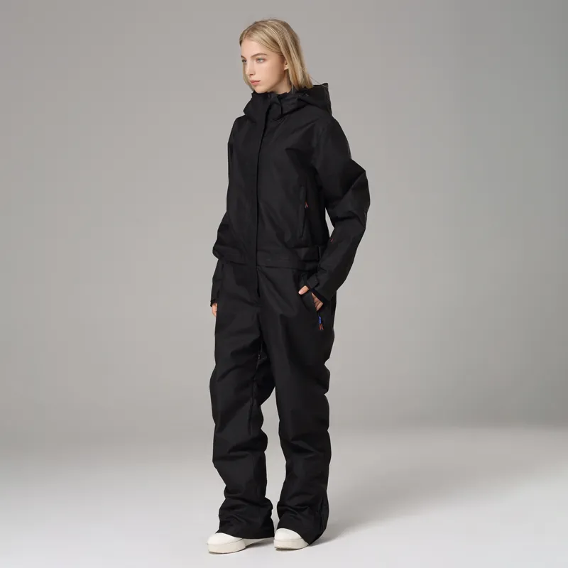 SAENSHING One Piece Ski Suit for Men and Women Waterproof Snowboard Jacket and Ski Jumpsuit Warm Winter Snow Mountain Skiing Suit for Couples