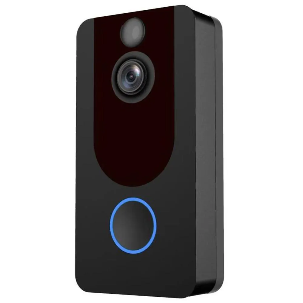 V7 Smart Video Türklingel HD 1080P Kamera Intercom mit Chime Nachtsicht IP WiFi Türklingel Drahtlose Sicherheit hause Kamera