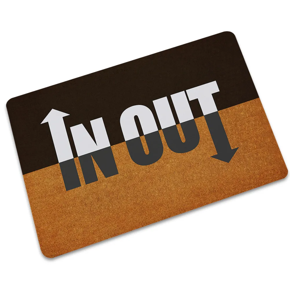 Rubber Retro In Out Kitchen Floor Mats Super Soft Water Absorbent And