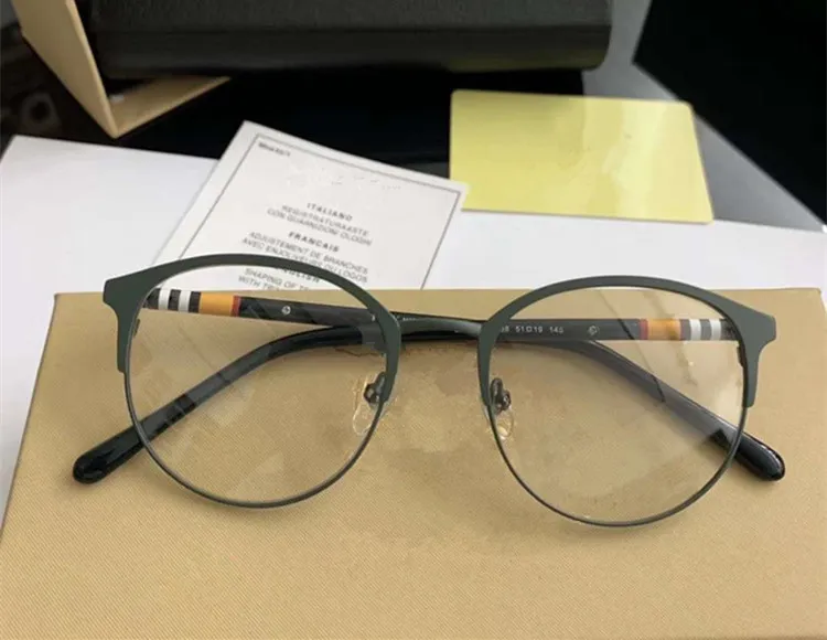 2020 جديد ستار نمط BE1318 للجنسين نظارات مستديرة معدنية + لوح إطار نظارات للوصفة الطبية مجموعة كاملة التعبئة Freeshipping
