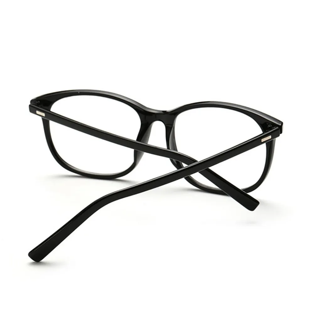 Atacado-Marca Mulheres óculos de sol óculos moldura Retro lente clara Vintage Óculos de Metal Plain ópticos Eye Glasses Feminino C18122501