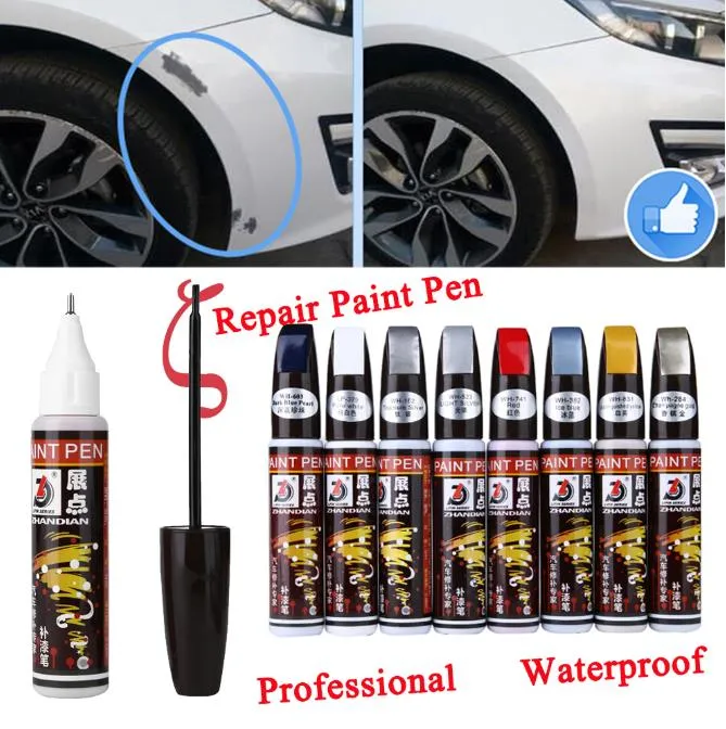 Stylo de réparation professionnel pour peinture automobile, anti-rayures, transparent, pour retoucher, dissolvant étanche, applicateur, outil pratique