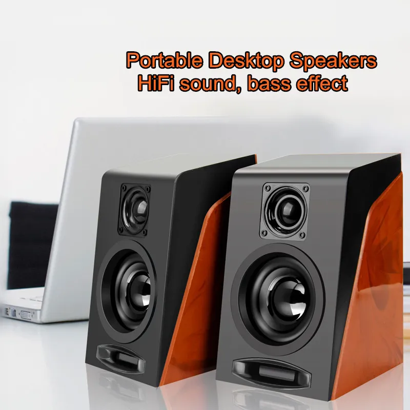 Hoge kwaliteit Speaker Mode MiNi 950 Subwoofer Herstellen van Oude Manieren Desktop Kleine Computer PC Speakers Met USB 2 0 3 5mm Int212u