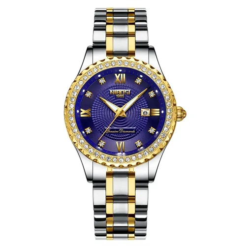 CWP 2021 NIBOSI Frauen Uhren Top-Marke Luxus Gold Paar Sport Quarzuhr Business Reloj Wasserdichte Armbanduhr Relogio Feminino