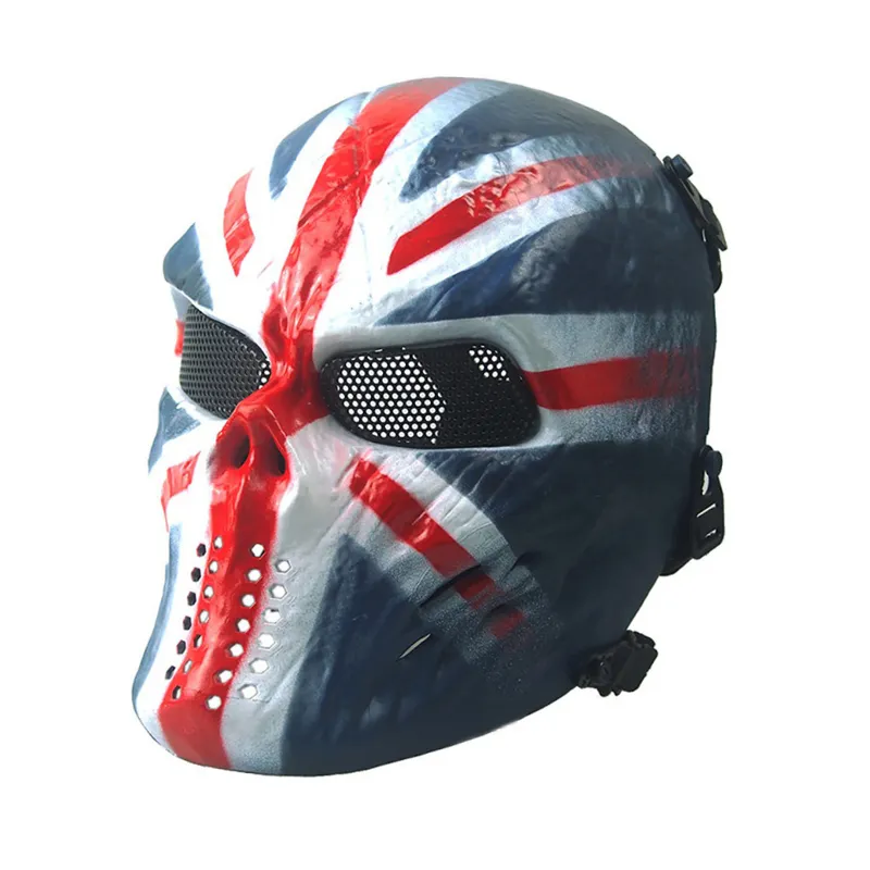 Máscara Colorida De Esqueleto De Caveira Para Motocicleta, Máscara Facial  Completa À Prova De Vento, Jogo De Paintball, Máscara De Capacete De  Proteção Tática, Atendimento Ao Cliente 24/7